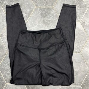 Bare Necessities Faux Leather Black Leggings Women’s Small